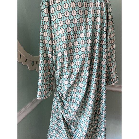 J.MCLAUGHLIN $228 catalina Sade Side Ruched Sheath Dress XL - Picture 2 of 10